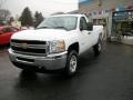 2012 Summit White Chevrolet Silverado 3500HD LS Regular Cab 4x4  photo #4