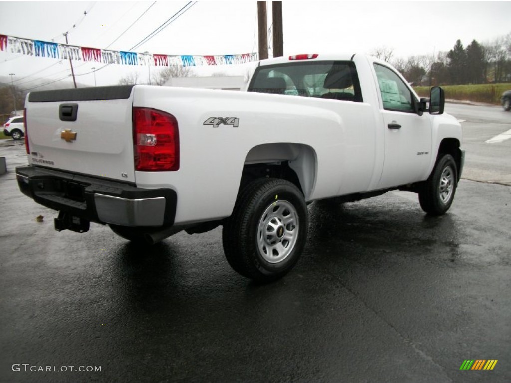 Summit White 2012 Chevrolet Silverado 3500HD LS Regular Cab 4x4 Exterior Photo #57500151