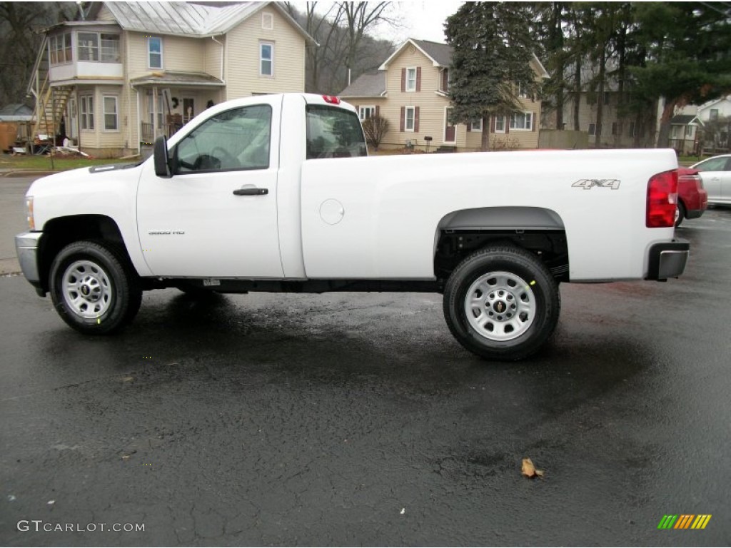 Summit White 2012 Chevrolet Silverado 3500HD LS Regular Cab 4x4 Exterior Photo #57500191
