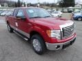 2012 Red Candy Metallic Ford F150 XLT SuperCab 4x4  photo #6