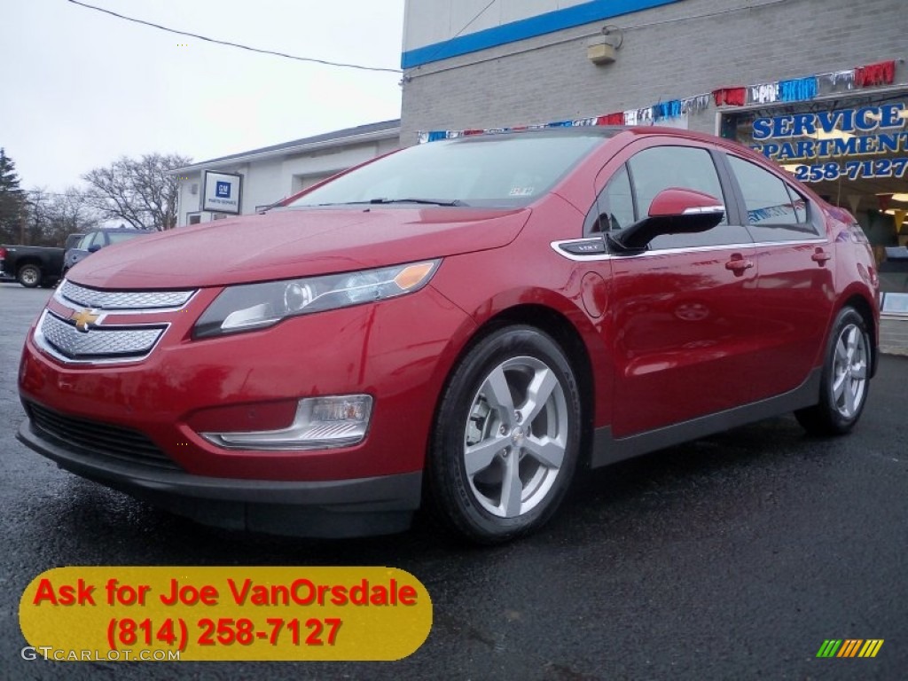 2012 Volt Hatchback - Crystal Red Tintcoat / Light Neutral/Dark Accents photo #1