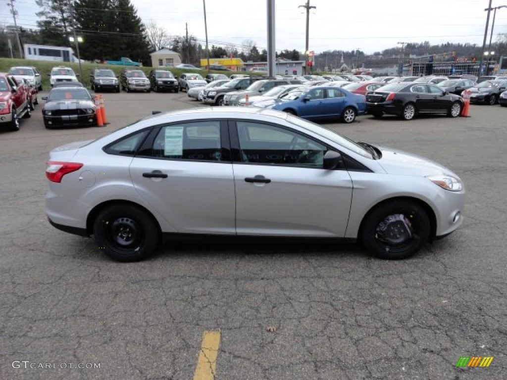 2012 Focus S Sedan - Ingot Silver Metallic / Charcoal Black photo #5