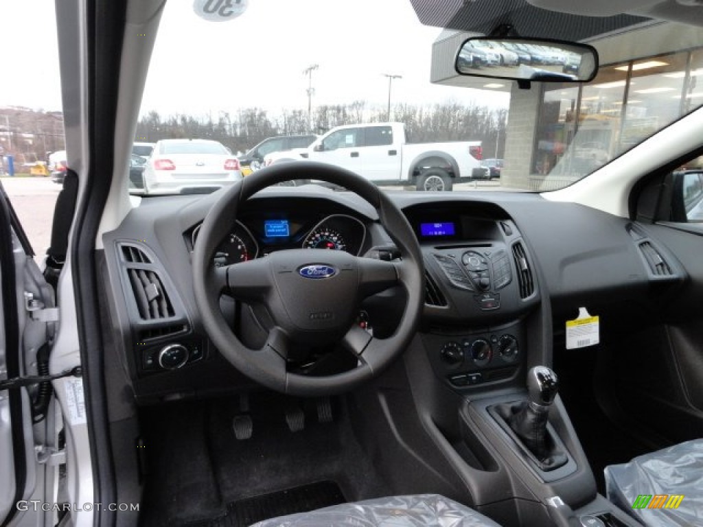 2012 Focus S Sedan - Ingot Silver Metallic / Charcoal Black photo #12