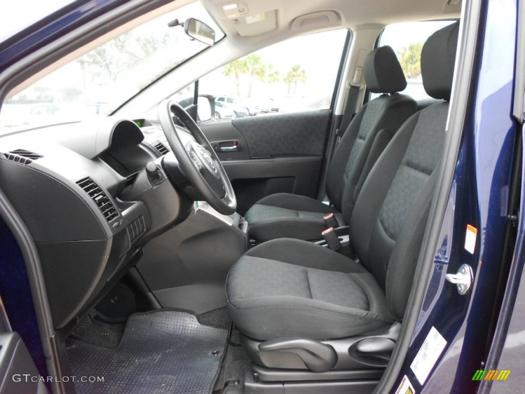 Black Interior 2010 Mazda MAZDA5 Sport Photo #57500851