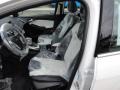 Arctic White Leather Interior Photo for 2012 Ford Focus #57500857