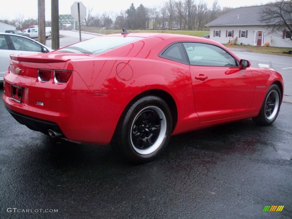 2012 Camaro LS Coupe - Victory Red / Black photo #5