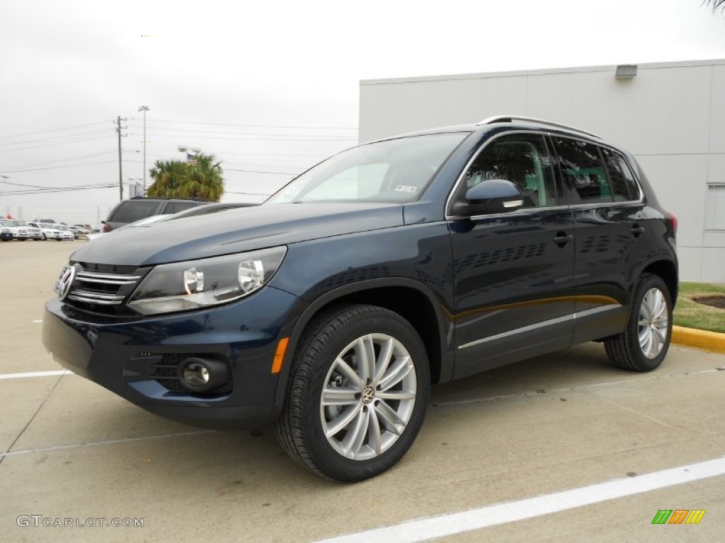 Night Blue Metallic 2012 Volkswagen Tiguan SE Exterior Photo #57502057