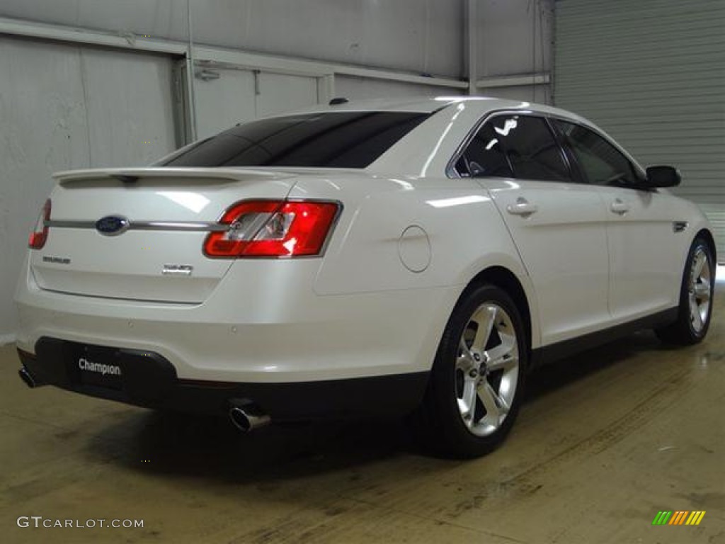 White Platinum Metallic Tri-Coat 2010 Ford Taurus SHO AWD Exterior Photo #57502543