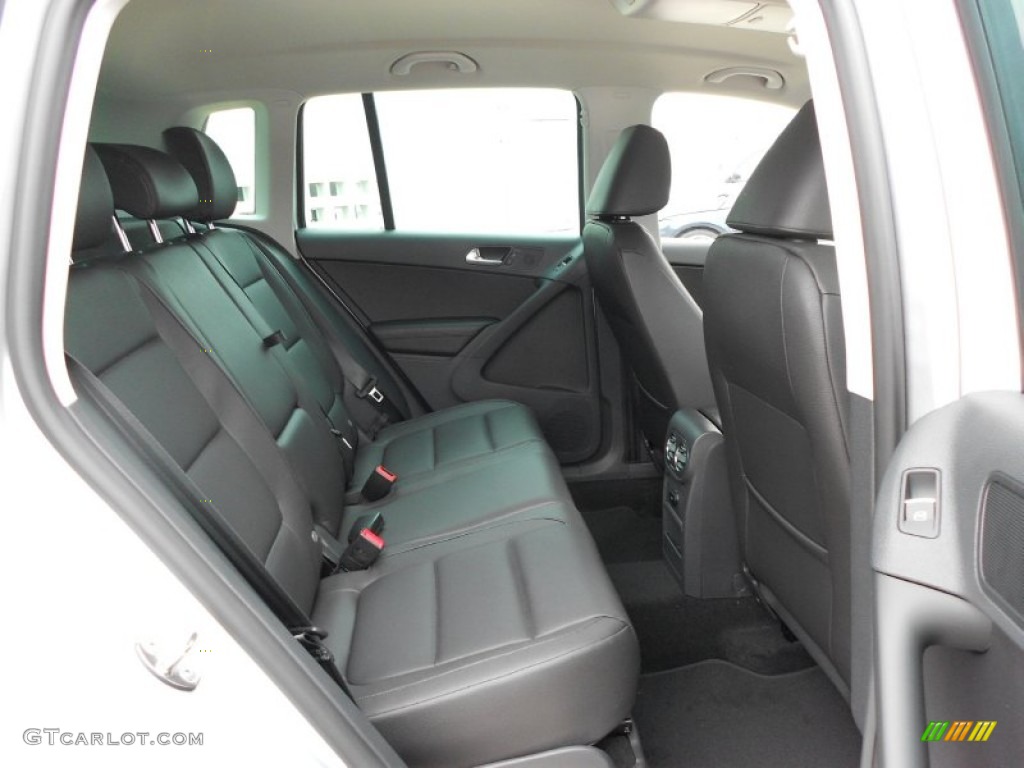 Black Interior 2012 Volkswagen Tiguan SE Photo #57502778