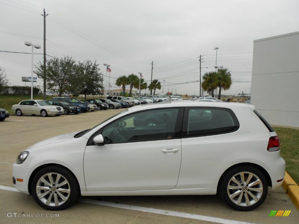 Candy White 2012 Volkswagen Golf 2 Door TDI Exterior Photo #57502894