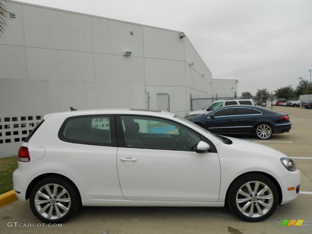 Candy White 2012 Volkswagen Golf 2 Door TDI Exterior Photo #57502934