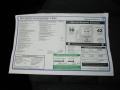 2012 Volkswagen Golf 2 Door TDI Window Sticker