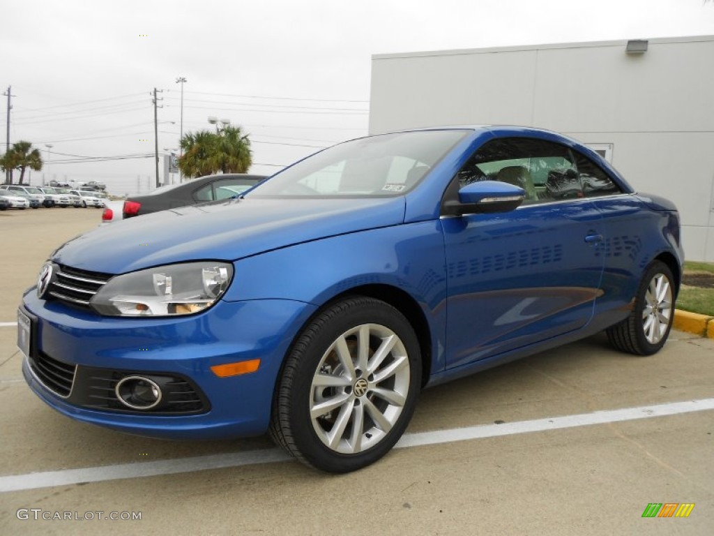 Rising Blue Metallic 2012 Volkswagen Eos Komfort Exterior Photo #57503108