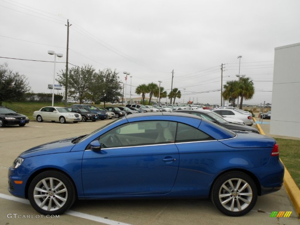 Rising Blue Metallic 2012 Volkswagen Eos Komfort Exterior Photo #57503116