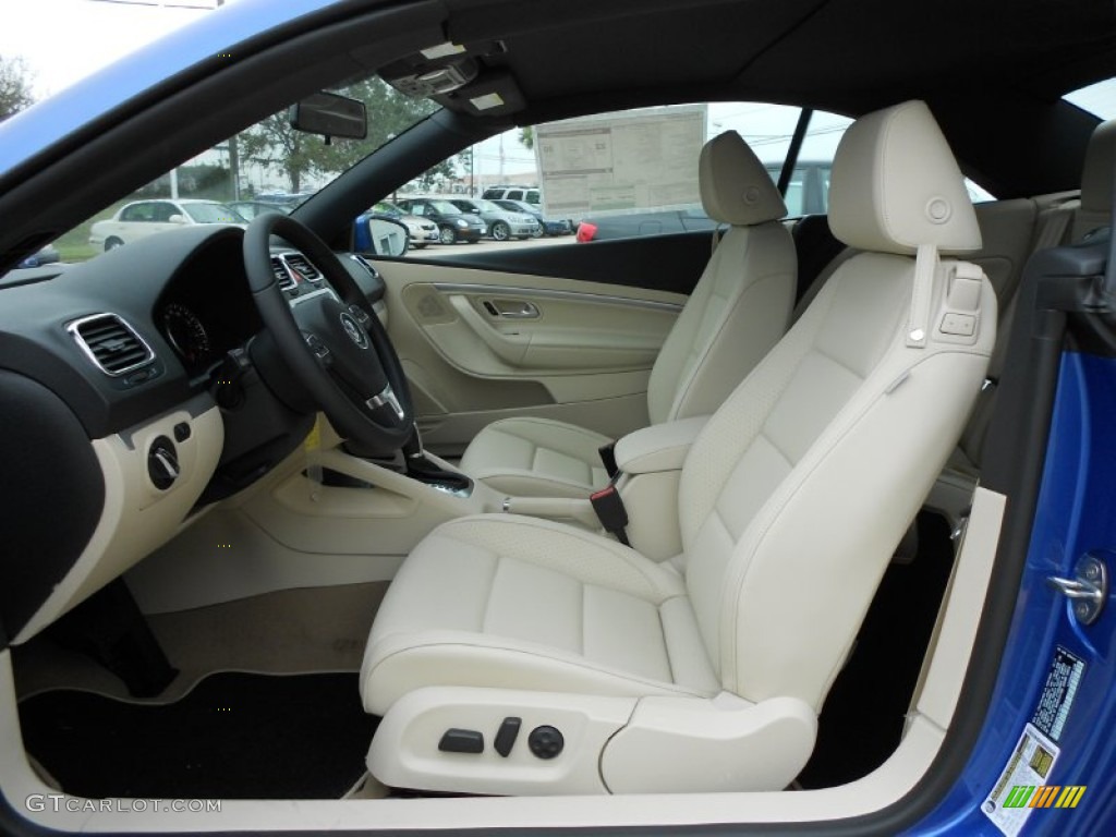 Cornsilk Beige Interior 2012 Volkswagen Eos Komfort Photo #57503189