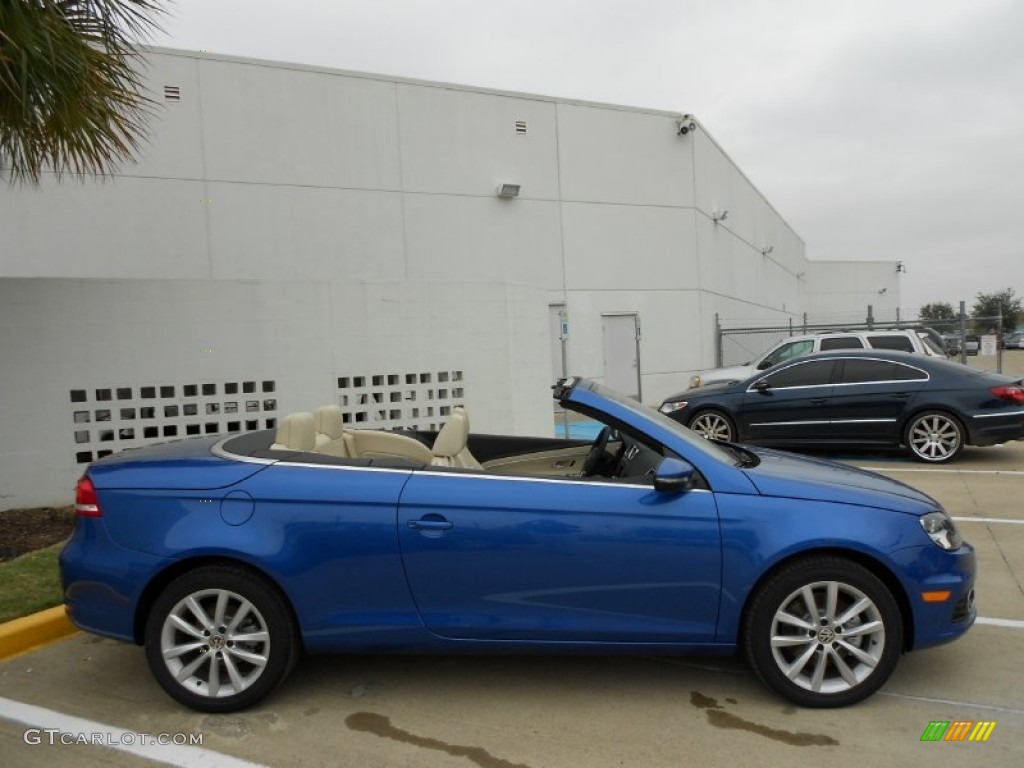 Rising Blue Metallic 2012 Volkswagen Eos Komfort Exterior Photo #57503329