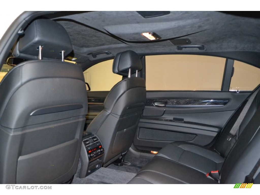 Black Interior 2011 BMW 7 Series ActiveHybrid 750Li Sedan Photo #57504069