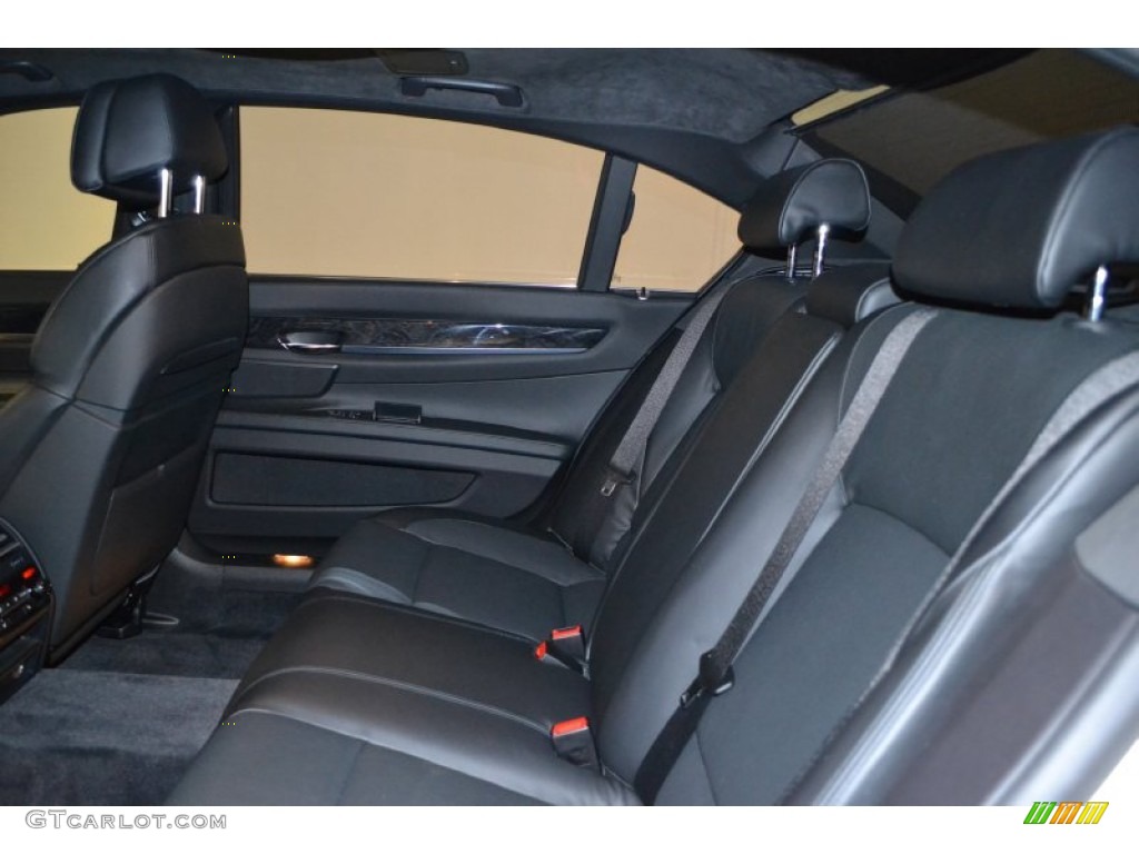 Black Interior 2011 BMW 7 Series ActiveHybrid 750Li Sedan Photo #57504082