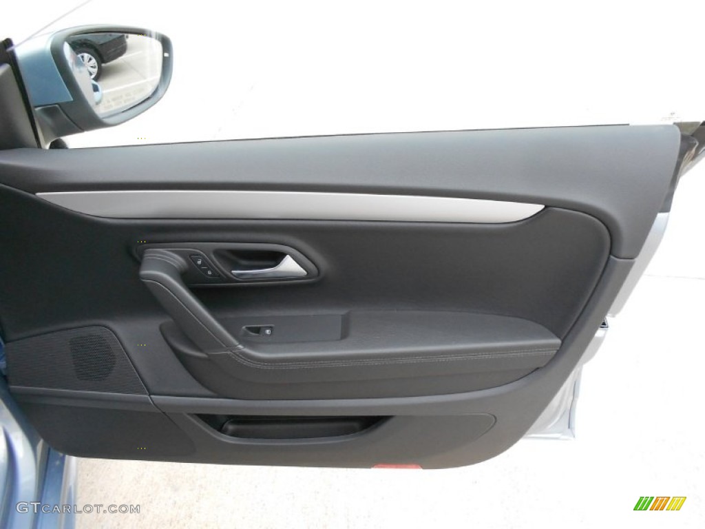 2012 Volkswagen CC R-Line Black Door Panel Photo #57504106