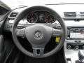 Black 2012 Volkswagen CC R-Line Steering Wheel