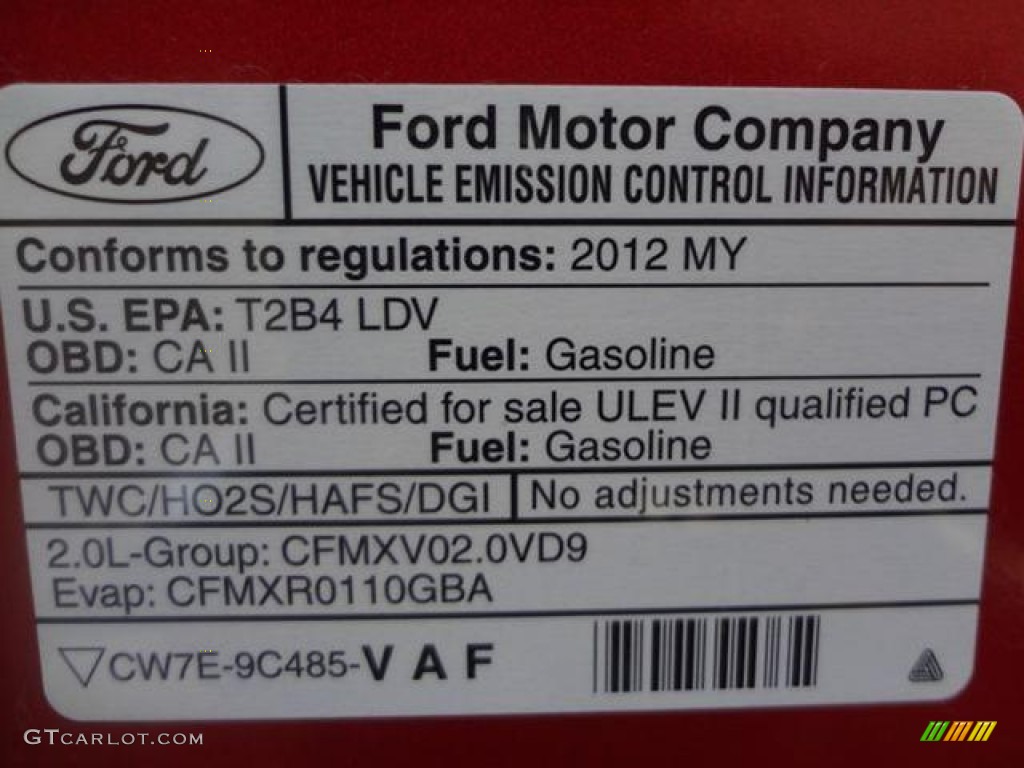 2012 Focus SEL Sedan - Red Candy Metallic / Stone photo #24