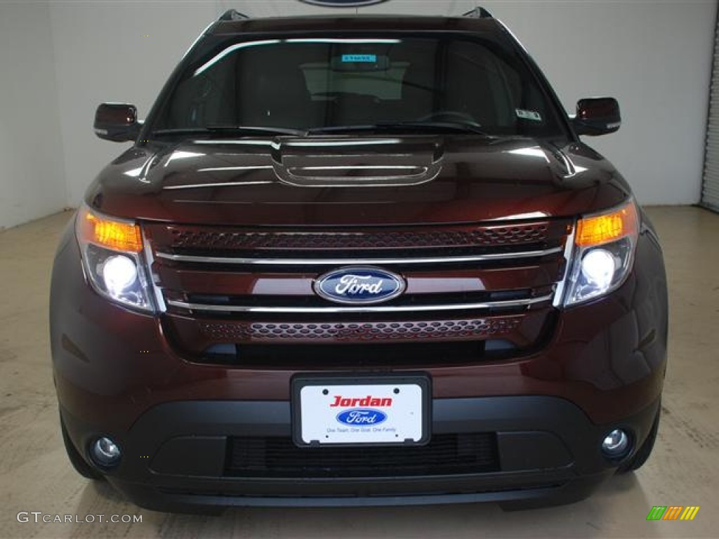 2012 Explorer Limited - Cinnamon Metallic / Charcoal Black photo #2