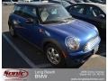 2007 Lightning Blue Metallic Mini Cooper Hardtop  photo #1