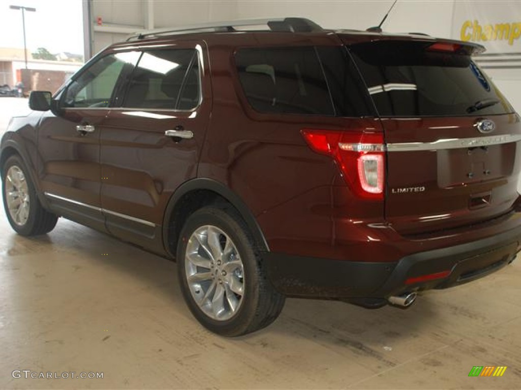 2012 Explorer Limited - Cinnamon Metallic / Charcoal Black photo #6