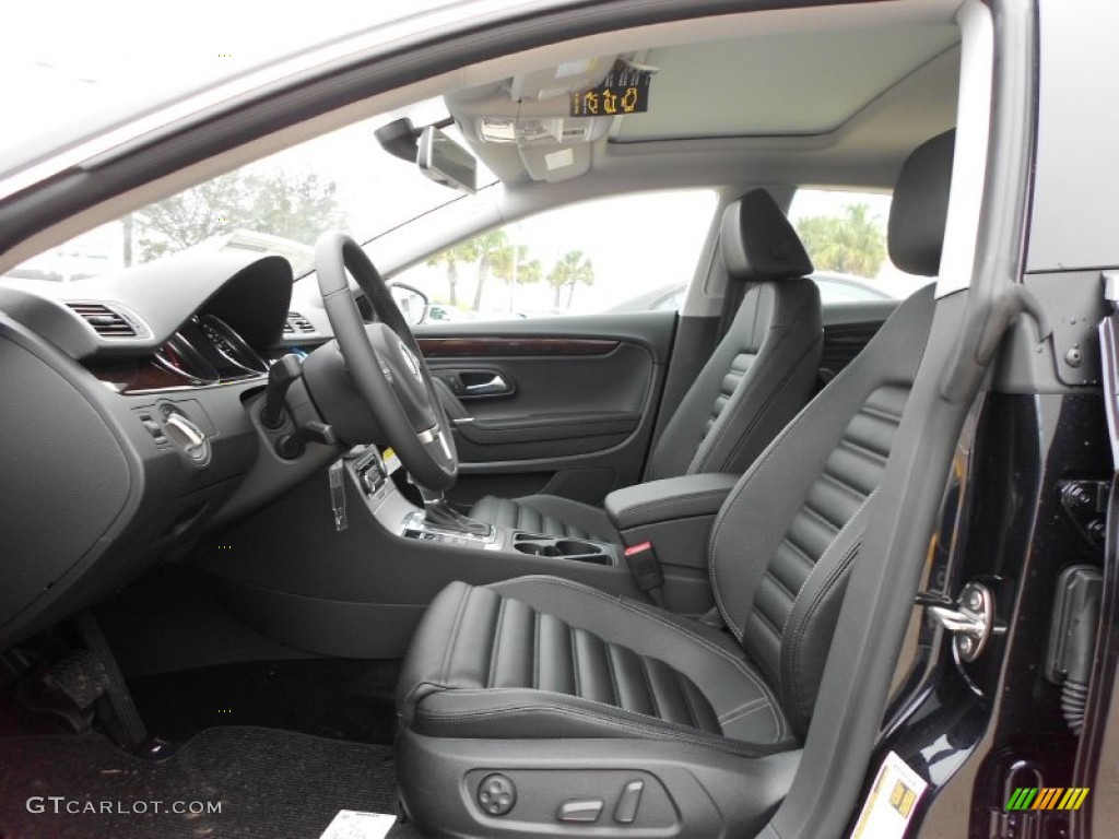 Black Interior 2012 Volkswagen CC Lux Limited Photo #57504513