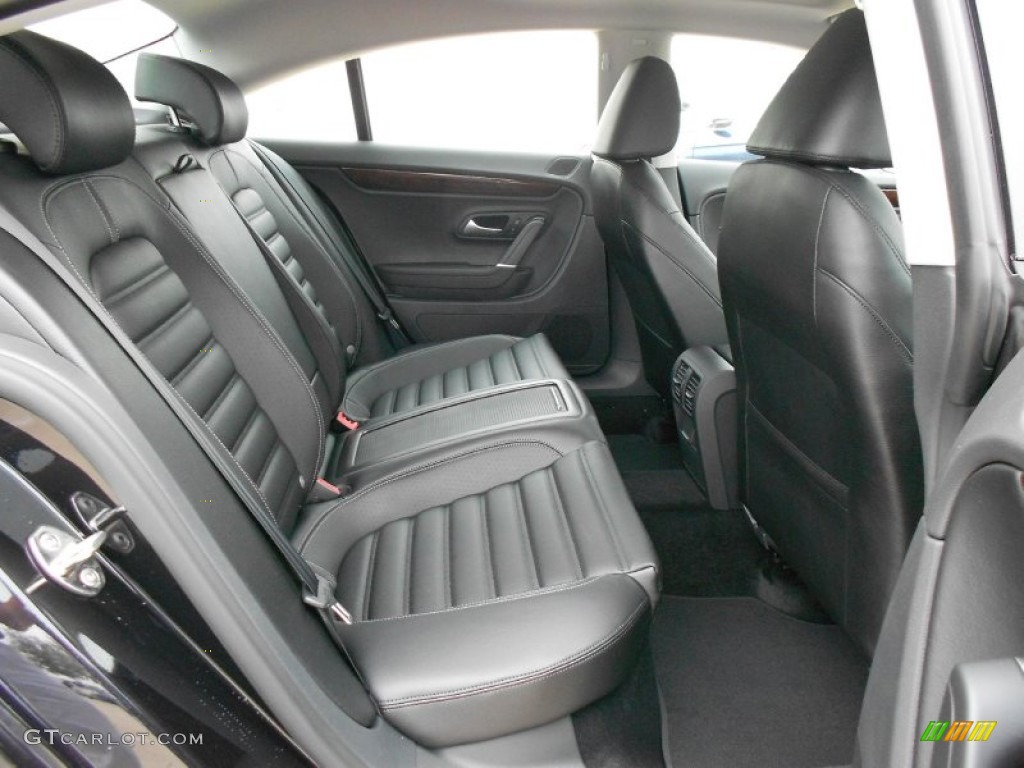 Black Interior 2012 Volkswagen CC Lux Limited Photo #57504541