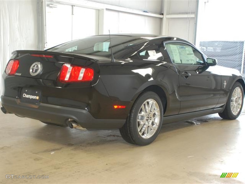 2012 Mustang V6 Premium Coupe - Black / Charcoal Black photo #5
