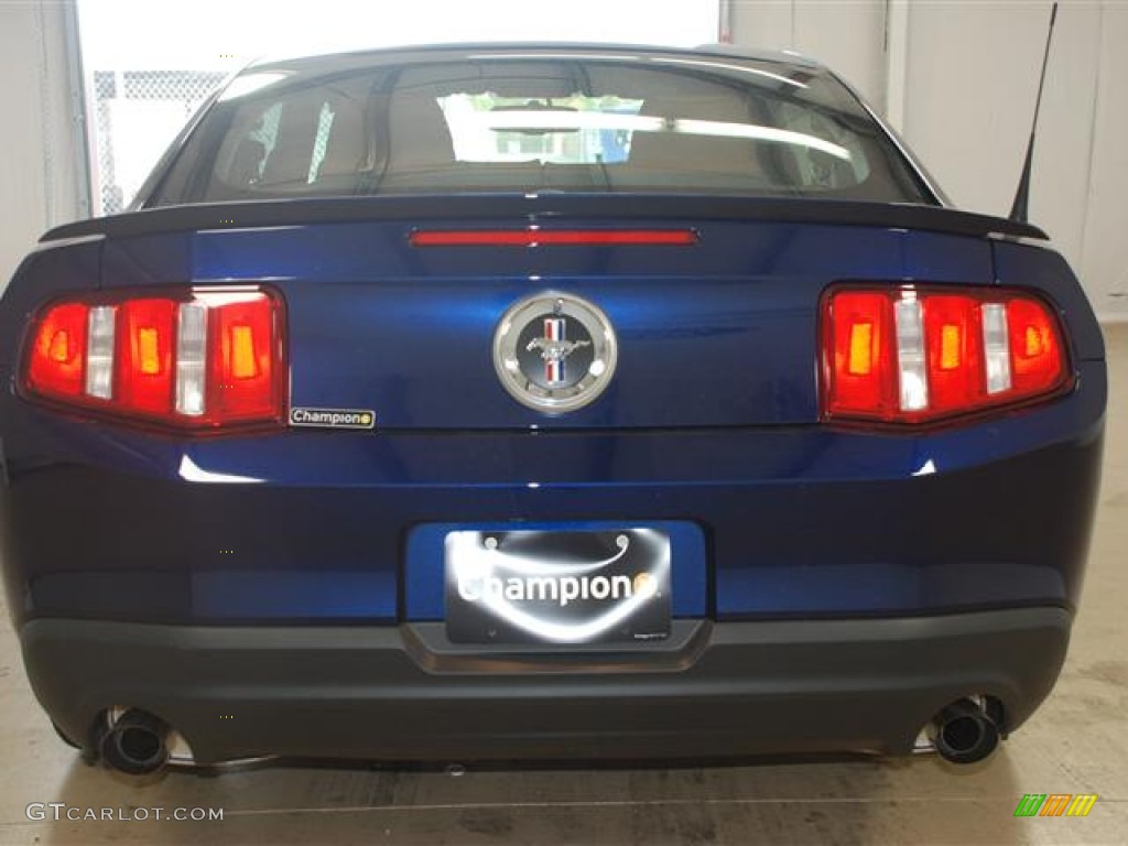 2012 Mustang V6 Premium Coupe - Kona Blue Metallic / Saddle photo #6