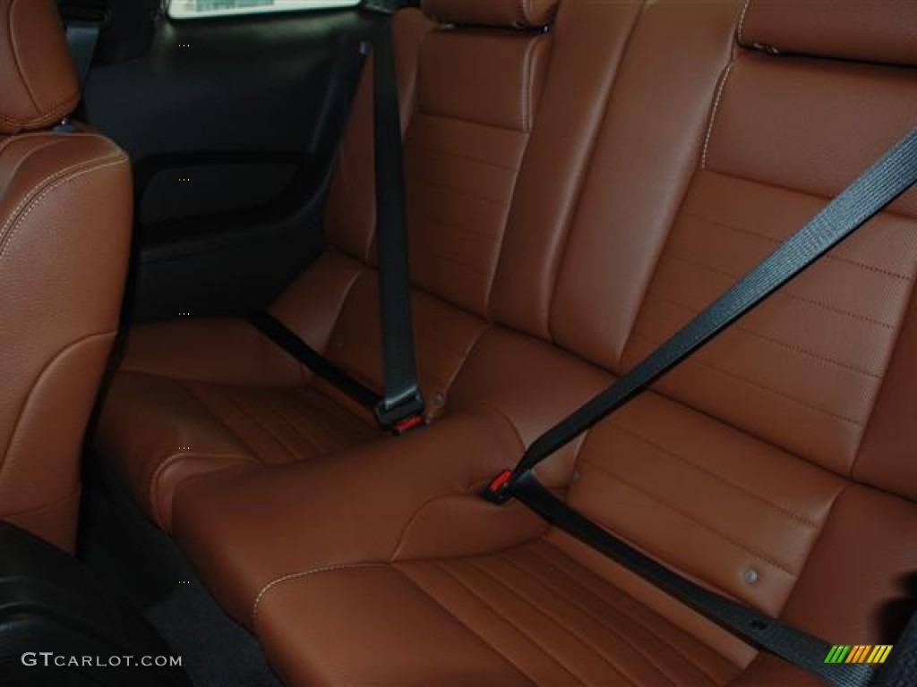 2012 Mustang V6 Premium Coupe - Kona Blue Metallic / Saddle photo #12