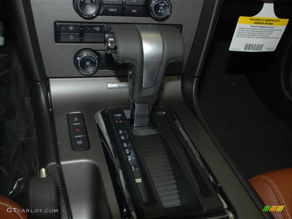 2012 Mustang V6 Premium Coupe - Kona Blue Metallic / Saddle photo #15