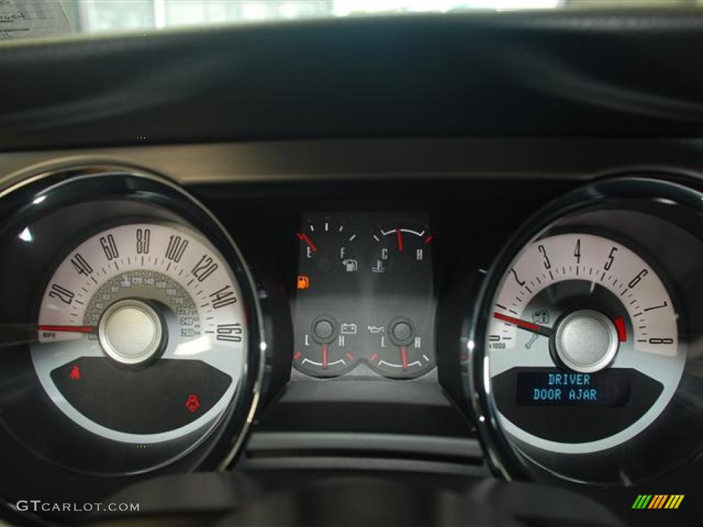 2012 Mustang V6 Premium Coupe - Kona Blue Metallic / Saddle photo #17