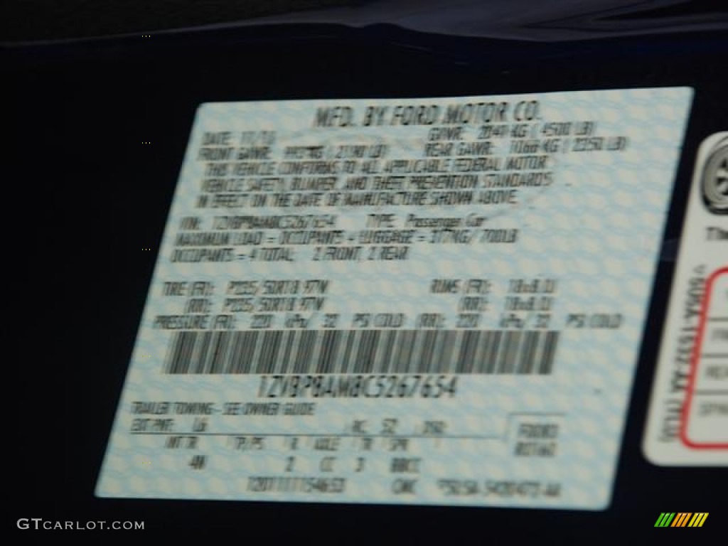 2012 Mustang V6 Premium Coupe - Kona Blue Metallic / Saddle photo #23