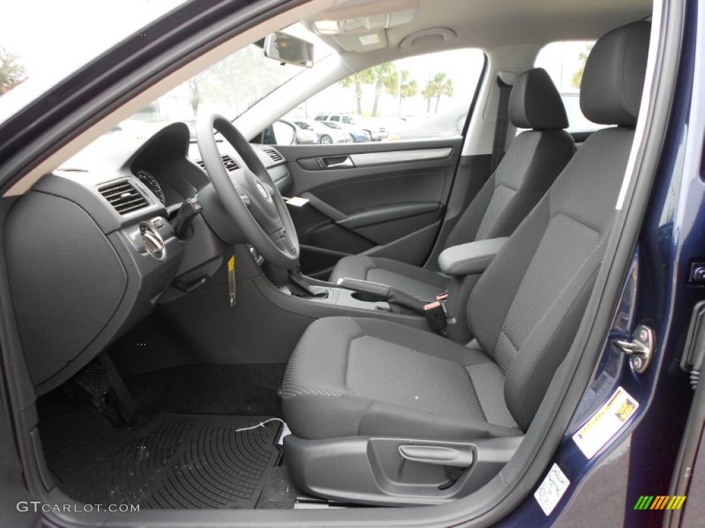 Titan Black Interior 2012 Volkswagen Passat 2.5L S Photo #57505357