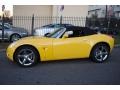 2007 Mean Yellow Pontiac Solstice Roadster  photo #3