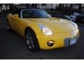 2007 Mean Yellow Pontiac Solstice Roadster  photo #7