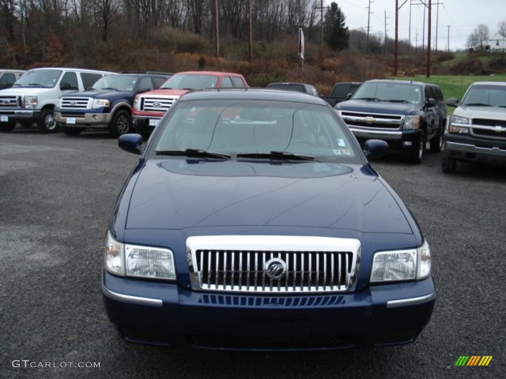 2006 Grand Marquis LS - Dark Blue Pearl / Medium Light Stone photo #3
