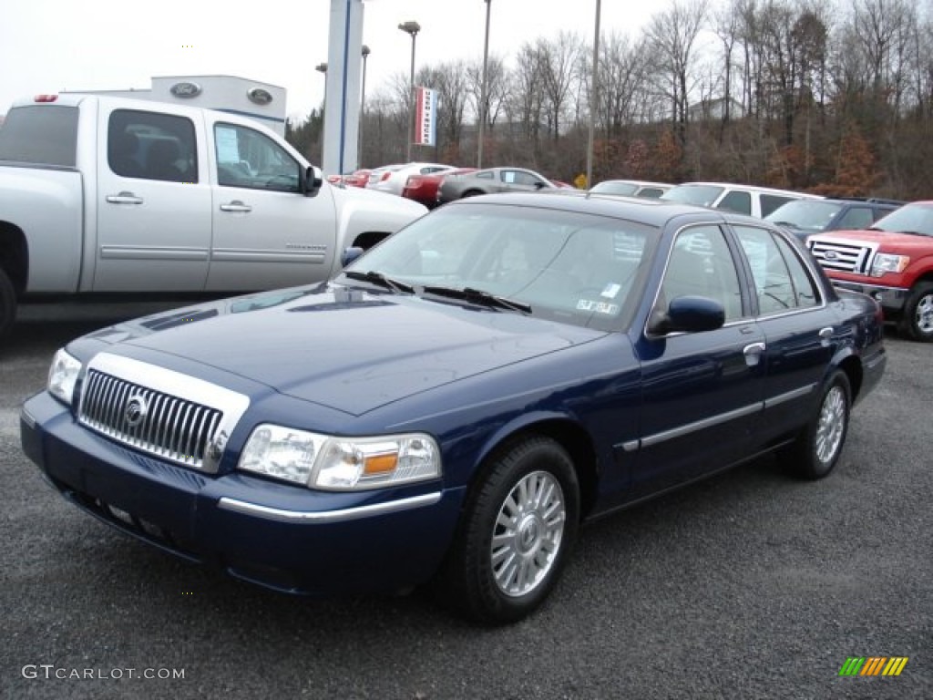2006 Grand Marquis LS - Dark Blue Pearl / Medium Light Stone photo #4
