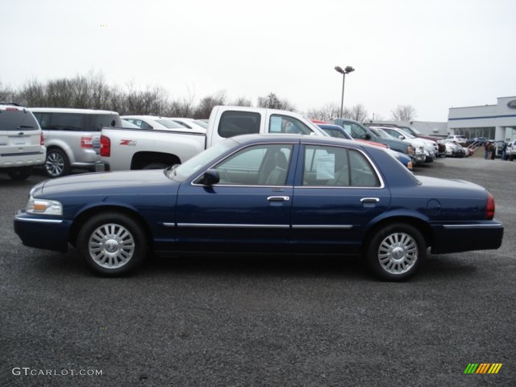 2006 Grand Marquis LS - Dark Blue Pearl / Medium Light Stone photo #5