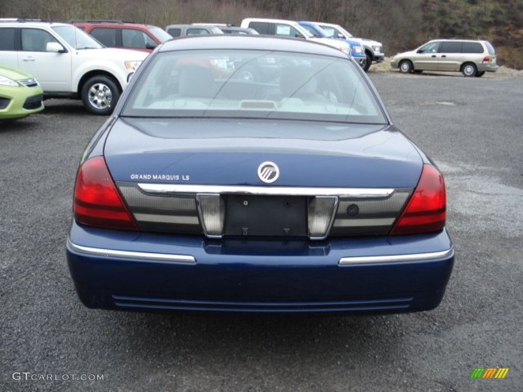 2006 Grand Marquis LS - Dark Blue Pearl / Medium Light Stone photo #7