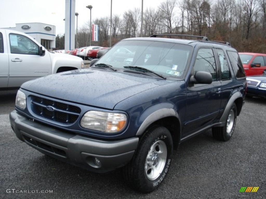 2000 Explorer Sport 4x4 - Medium Wedgewood Blue Metallic / Medium Graphite photo #4