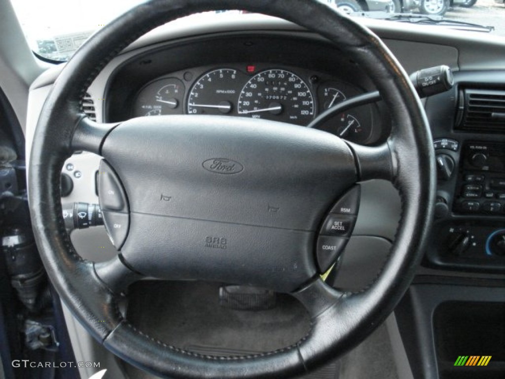 2000 Ford Explorer Sport 4x4 Medium Graphite Steering Wheel Photo #57506026