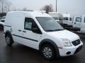 Frozen White 2012 Ford Transit Connect XLT Van Exterior