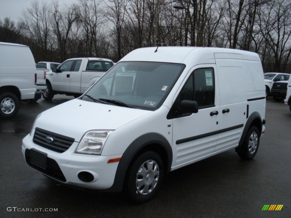 Frozen White 2012 Ford Transit Connect XLT Van Exterior Photo #57506413