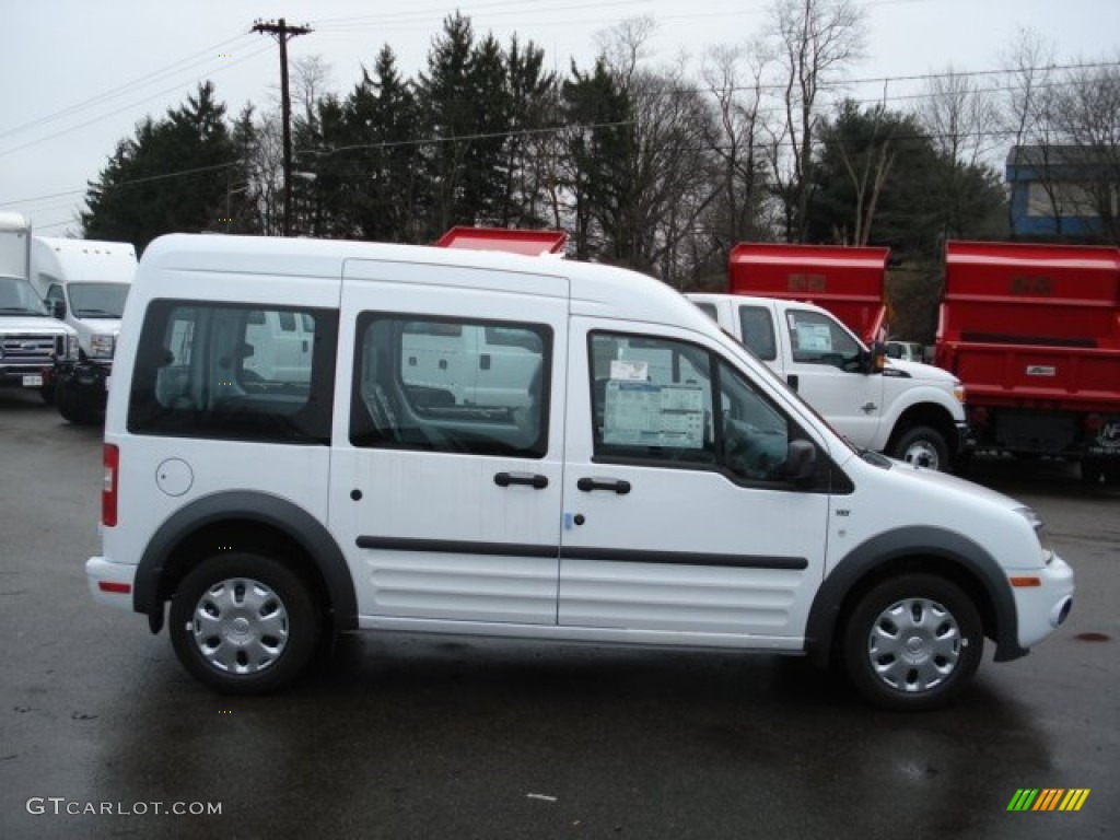 Frozen White 2012 Ford Transit Connect XLT Premium Wagon Exterior Photo #57506740
