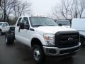 Oxford White 2012 Ford F350 Super Duty XL SuperCab 4x4 Dually Chassis Exterior