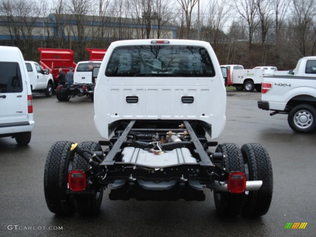2012 F350 Super Duty XL SuperCab 4x4 Dually Chassis - Oxford White / Steel photo #7